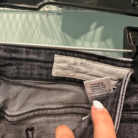 Rag & Bone Gray Skinny Jeans Modern Fit - Picture 4 of 8